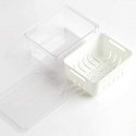 Zeller šaldytuvo dėžė, plastikinė, balta, 22,5x17,5x10 cm Zeller šaldytuvo dėžė, plastikinė, balta, 22,5x17,5x10 cm