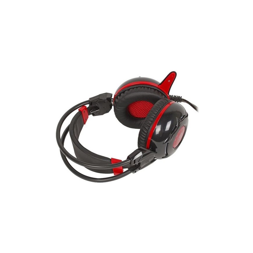 A4Tech Bloody G300 Austiņas Vadu Speļu Melns, Sarkans – 2