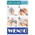 Weko Square QUADRO wc-harjasäiliö, asennus ilman porausta Weko Square QUADRO wc-harjasäiliö, asennus ilman porausta