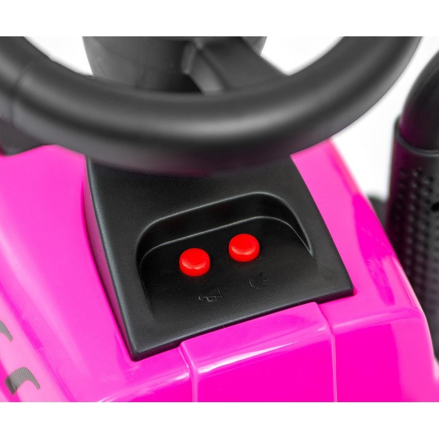 Milly Mally Ride Vehicle New Holland T7 Rožinė traktorius – 3