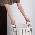 Zeller Metal laundry basket on wheels, Ø 44 x 55 cm Zeller Metal laundry basket on wheels, Ø 44 x 55 cm
