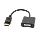 Cabletech Adapter connector DISPLAYPORT plug - DVI socket (24 + 5) Black Cabletech Adapter connector DISPLAYPORT plug - DVI socket (24 + 5) Black