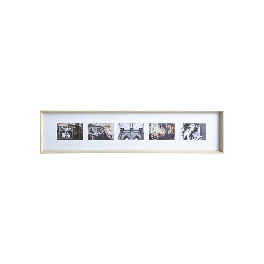 Frame 5 photo frame AXEL, 22 x 97 cm, beige
