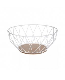 5five Simply Smart Fruit Bowl, valkoinen (halkaisija 28 cm)