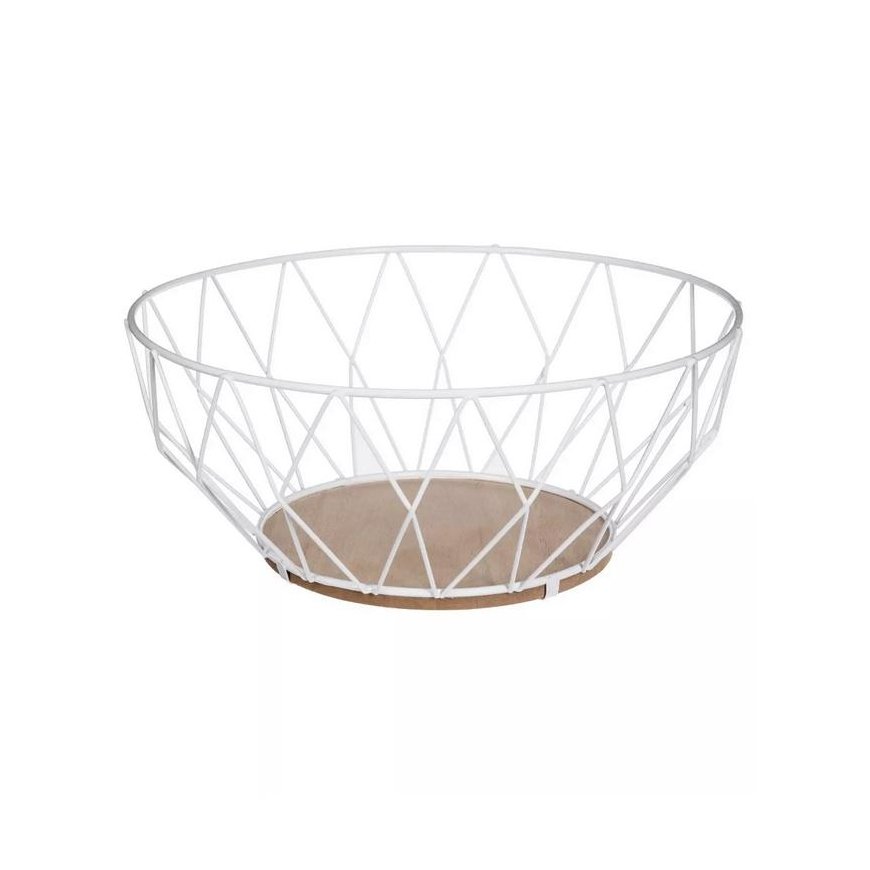 5five Simply Smart Fruit Bowl, valkoinen (halkaisija 28 cm)