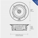 Bose Lithe Audio 6.5" 2-Way LOW PROFILE Passive IP44 Ceiling Speaker, 01568