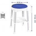 Maximex Shower chair, swivel seat, height 41.5-59 cm
