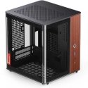 Jonsbo TK-0 PC Gehäuse, Mini-Tower, Mini-ITX, Tempered Glass, Holz - black Jonsbo TK-0 PC Gehäuse, Mini-Tower, Mini-ITX, Tempered Glass, Holz - black