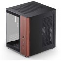 Jonsbo TK-0 PC Gehäuse, Mini-Tower, Mini-ITX, Tempered Glass, Holz - black Jonsbo TK-0 PC Gehäuse, Mini-Tower, Mini-ITX, Tempered Glass, Holz - black