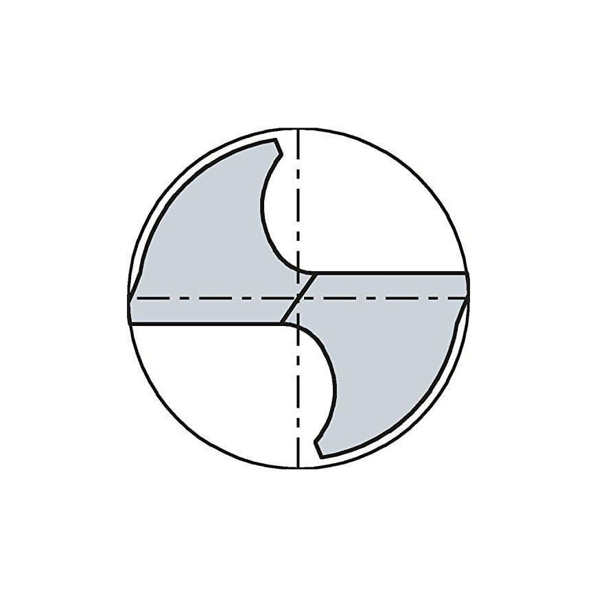metalinis grąžtas HSS-Sprint MASTER 18,5 mm / pasuktas 12,5 mm ALPEN [0065401850100] – 3