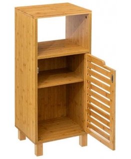 Style Bamboo kylpyhuonehylly, kylpyhuonekaappi, skandinaaviseen tyyliin kirjahylly, bambuhylly, bambuhuonekalut, kylpyhuonekalus