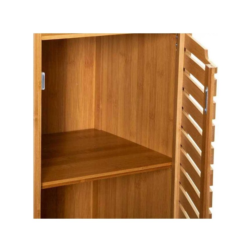 Style Bamboo kylpyhuonehylly, kylpyhuonekaappi, skandinaaviseen tyyliin kirjahylly, bambuhylly, bambuhuonekalut, kylpyhuonekalus – 3