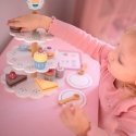 Tooky Toys TOOKY TOY Saldainių lėkštės Medinis stovas Keksiukai Tortai