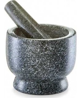 Kitchen mortar and pestle, granite, ZELLER