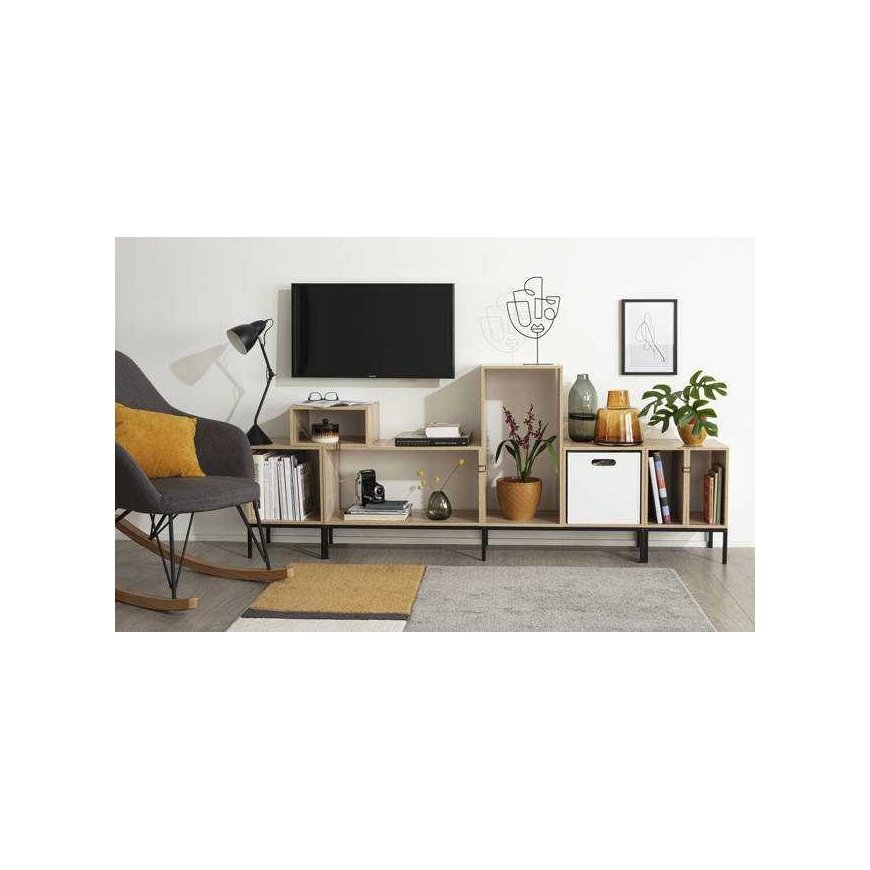 5five Simply Smart Natural wood color storage box, 31 x 31 cm. – 4