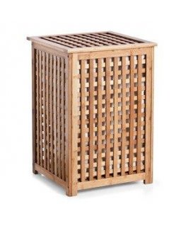 Bamboo Zeller 13438 pyykkikori 40 x 40 x 58 cm bambu