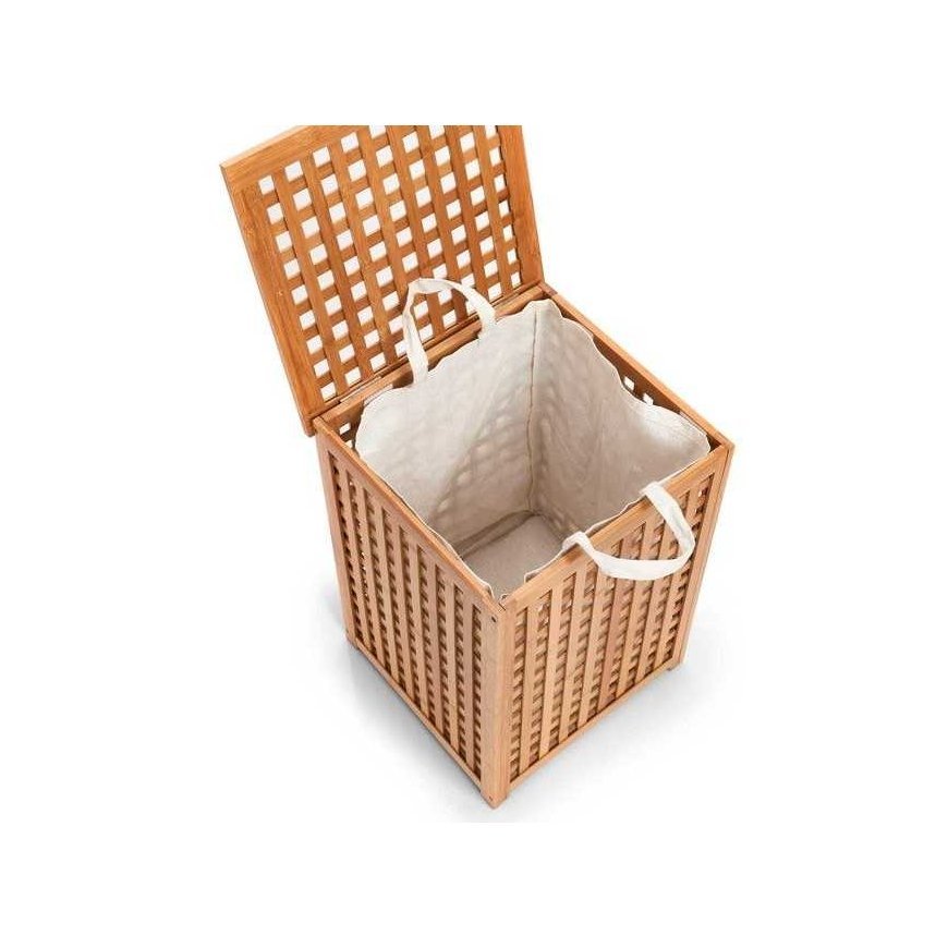 Bamboo Zeller 13438 pyykkikori 40 x 40 x 58 cm bambu – 4