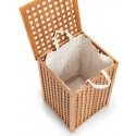 Bamboo Zeller 13438 skalbinių krepšelis 40 x 40 x 58 cm bambukas
