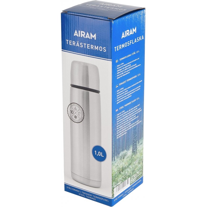 Airam plieninis termosas 1,0 l – 3