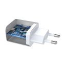 Devia wired charger Smart PD GaN 30W 1x USB-C 1xUSB white Devia wired charger Smart PD GaN 30W 1x USB-C 1xUSB white