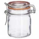 PIECES Glass jar with lid and clip, 150 ml, 8 pcs PIECES Glass jar with lid and clip, 150 ml, 8 pcs