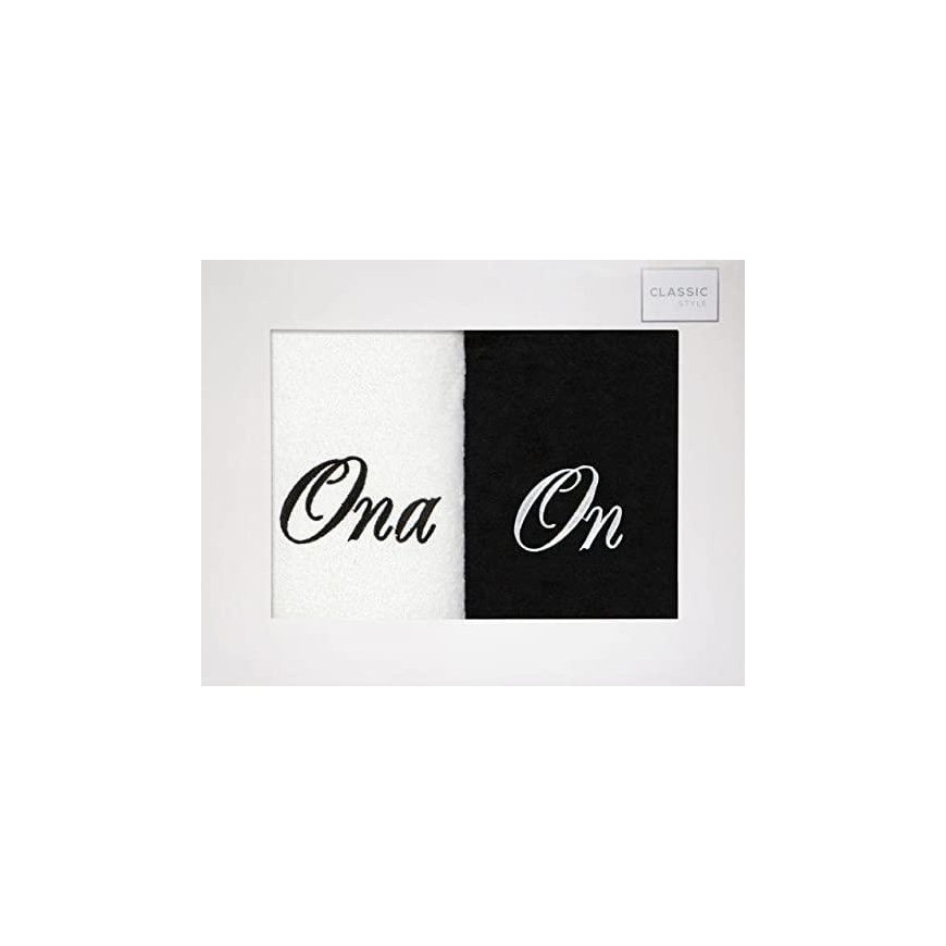 Towel Eurofirany Eurocurtains RE / KPL / HE SHE 2/70 B + Black – 3