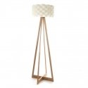 Lamp Bambuko toršeras - baltas, aukštis 150 cm Lamp Bambuko toršeras - baltas, aukštis 150 cm