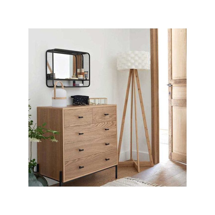 Lamp Bamboo floor lamp - white, height 150 cm – 2