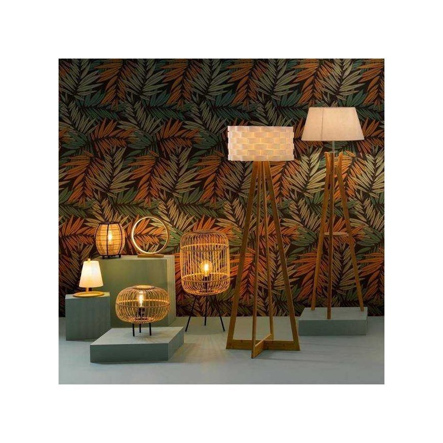 Lamp Bamboo floor lamp - white, height 150 cm – 3