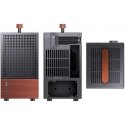 Jonsbo T6 PC Gehäuse, Mini-Tower, Mini-ITX, Tempered Glass, Holz - juodas Jonsbo T6 PC Gehäuse, Mini-Tower, Mini-ITX, Tempered Glass, Holz - juodas