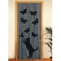 Maximex Bamboo Verhot Kissa ja Perhonen, 90x200 cm Maximex Bamboo Verhot Kissa ja Perhonen, 90x200 cm