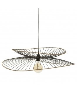 Hanging lamp Atmosphera Alara 40W Black (Ø 69.5 x 17.5 cm)