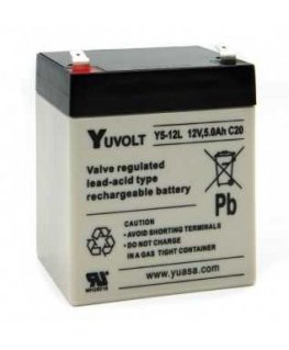 Battery YUASA Yuvolt (5Ah, 12V, F2, VRLA)