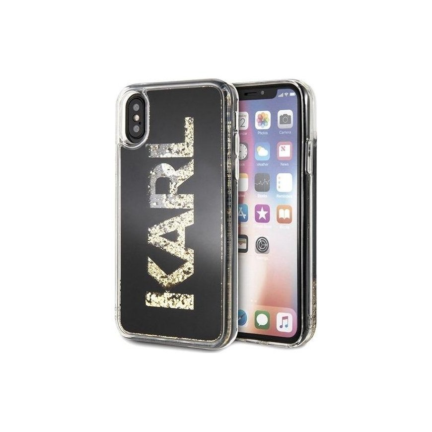 Karl Lagerfeld KLHCPXKAGBK iPhone X / XS dėklas juodas