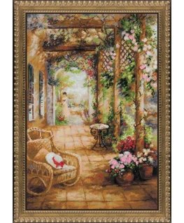 RIOLIS - Premium - Siuvinėjimo rinkinys „Slaptas romanas“ 100/043 (40x60 cm)