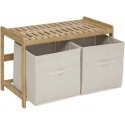 Bench TIDY BOX bathroom bench, 2 containers, 66.8 x 44 x 35 cm Bench TIDY BOX bathroom bench, 2 containers, 66.8 x 44 x 35 cm