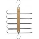 5five Simply Smart Wooden Trouser Hanger, 5 pairs