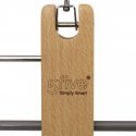 5five Simply Smart Wooden Trouser Hanger, 5 pairs