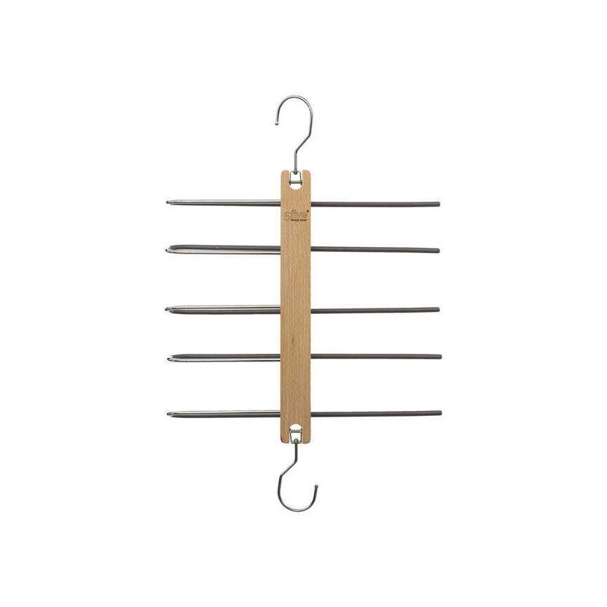 5five Simply Smart Wooden Trouser Hanger, 5 pairs – 5