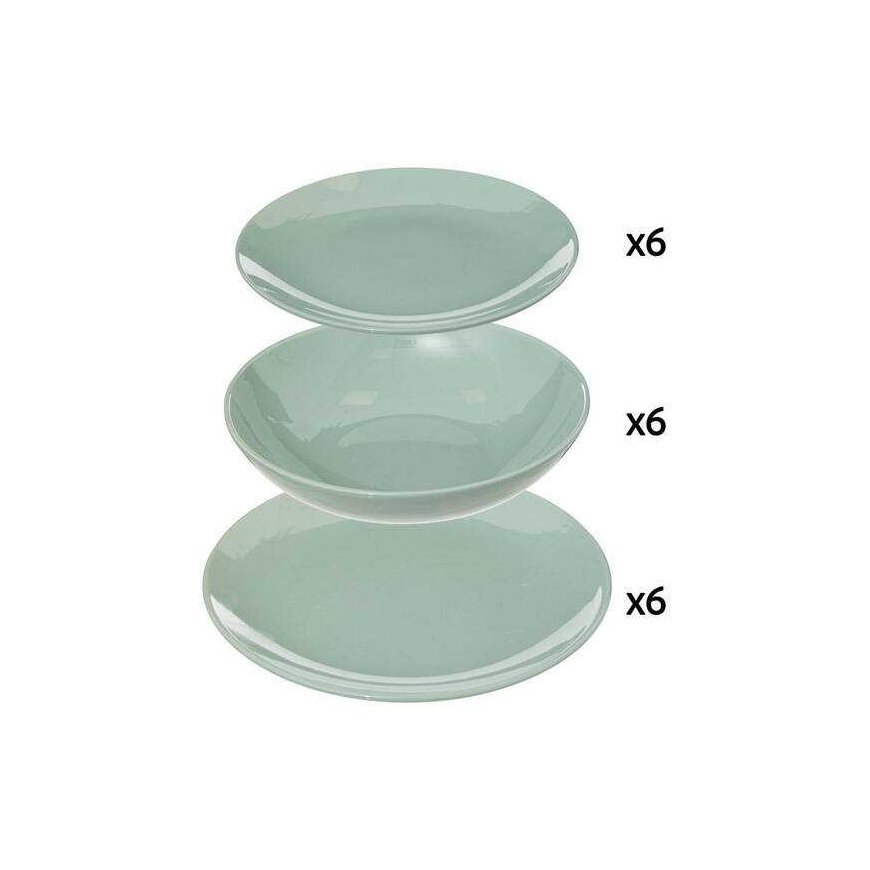 Secret De Gourmet COLORAMA illallissetti 6 hengelle, mintunvärinen, 18 tuotetta