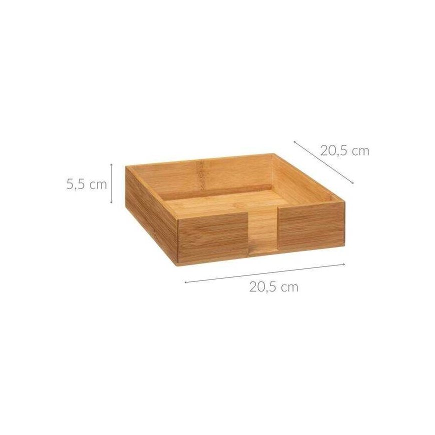 Bamboo Bamboo napkin, 20 x 20 cm, napkin holder – 2