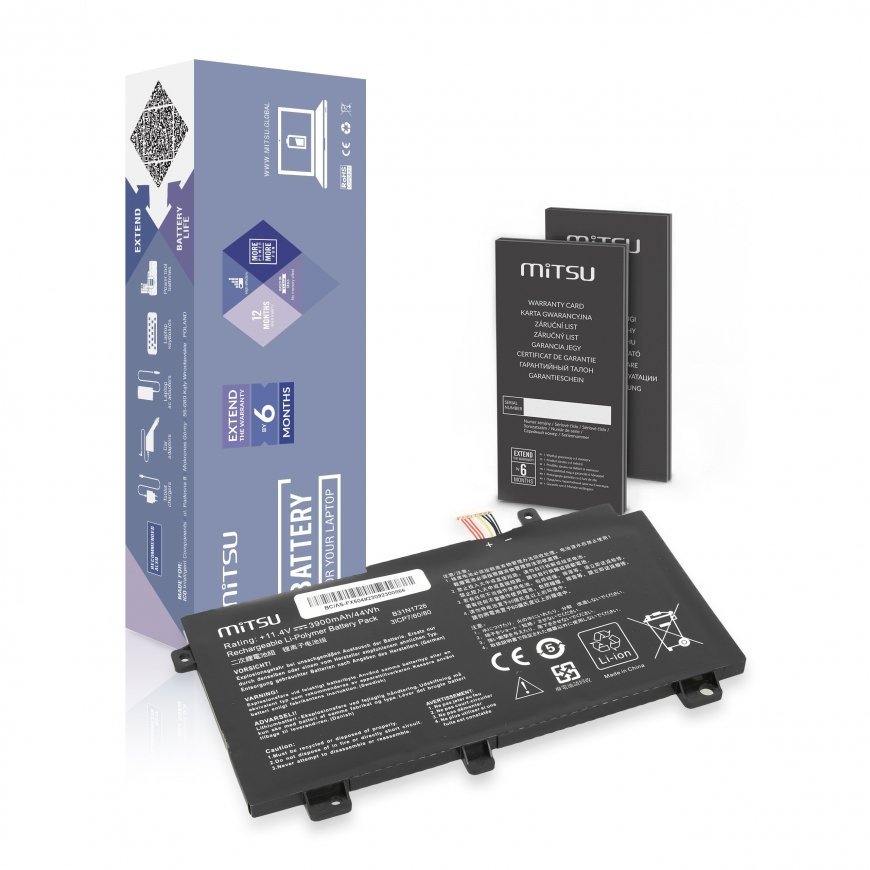 MITSU ASUS B31N1726 FX504 3900mAh 44Wh 11,4