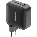FoneKit GaN PD 165W -verkkovirtalaturi, USB-A + 3 x USB-C, musta FoneKit GaN PD 165W -verkkovirtalaturi, USB-A + 3 x USB-C, musta