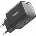 FoneKit GaN PD 45W AC power adapter, USB-C, black FoneKit GaN PD 45W AC power adapter, USB-C, black