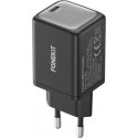 FoneKit GaN PD 45W kintamosios srovės adapteris, USB-C, juodas FoneKit GaN PD 45W kintamosios srovės adapteris, USB-C, juodas