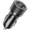 FoneKit Travel 51W, USB-C + USB-A automobilinis įkroviklis FoneKit Travel 51W, USB-C + USB-A automobilinis įkroviklis
