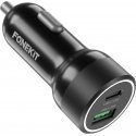 FoneKit Travel 51W, USB-C + USB-A -autolaturi FoneKit Travel 51W, USB-C + USB-A -autolaturi