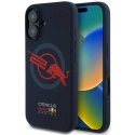Case Red Bull Red Bull Red Bull HC Silicone ORBR20 Logo Red Lining Apple iPhone 16 MagSafe pomegranate color