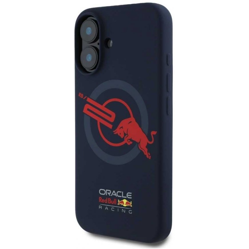 Case Red Bull Red Bull Red Bull HC Silicone ORBR20 Logo Red Lining Apple iPhone 16 MagSafe pomegranate color – 2