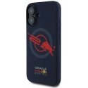 Case Red Bull Red Bull Red Bull HC Silicone ORBR20 Logo Red Lining Apple iPhone 16 MagSafe pomegranate color